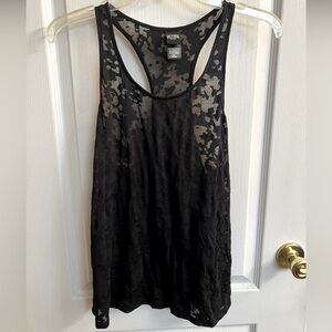 Victoria’s Secret sport - Sz Medium - black burnout tank